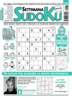 Settimana Sudoku – 12 Giugno 2026