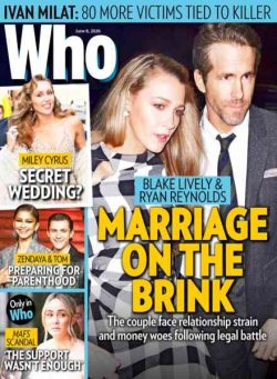 Who – 31 May 2026