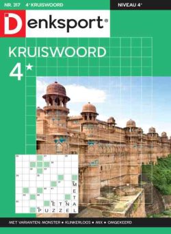 Denksport Kruiswoord 4 – 22 Juli 2026