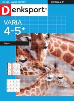 Denksport Varia expert 4-5 – 15 Juli 2026