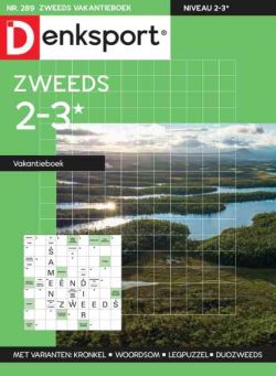 Denksport Zweeds 2-3 vakantieboek – 15 Juli 2026