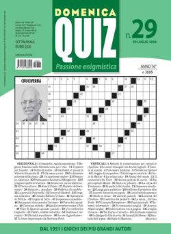 Domenica Quiz N3889 – 30 Luglio 2026