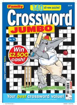 Family Crossword Jumbo – July 2026