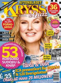 Kryss & Quiz – 29 Juni 2026
