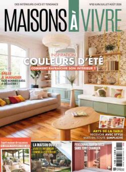 Maisons a Vivre – Juin-Aout 2026