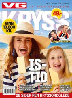 VG Kryssord – 13 Juli 2026