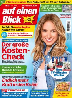 Auf Einen Blick – 6 August 2026