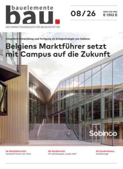 Bauelemente Bau – August 2026