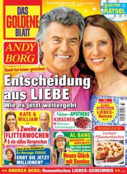 Das Goldene Blatt – 8 August 2026