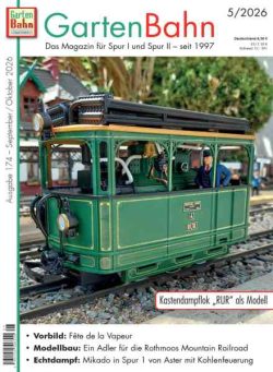 GartenBahn – August-September-Oktober 2026