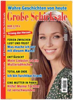 Grosse Schicksale – August 2026
