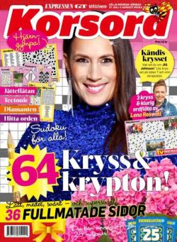 Korsord – 27 Juli 2026