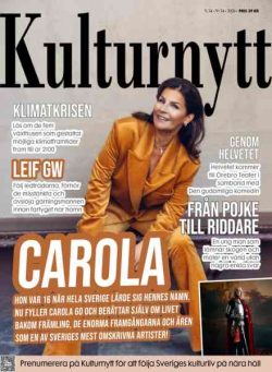 Kulturnytt – 21 Augusti 2026