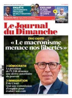 Le Journal du dimanche – 16 Aout 2026