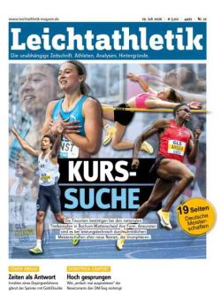 Leichtathletik – 29 Juli 2026