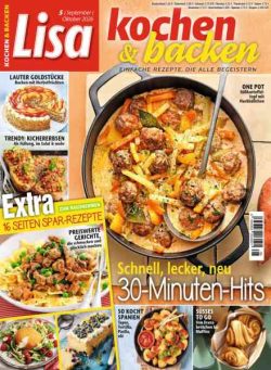 Lisa Kochen & Backen – September-Oktober 2026