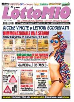 Lottomio del Giovedi – 21 Luglio 2026