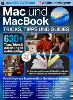 Mac und MacBook Tricks Tipps und Guides – August 2026