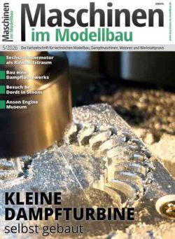 Maschinen im Modellbau – August 2026