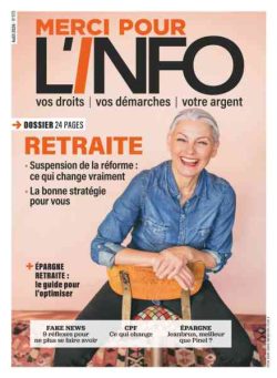 Merci Pour L’info – Aout 2026