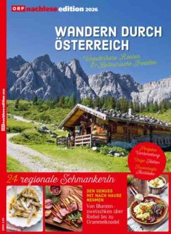 ORF nachlese Sonderheft – August 2026