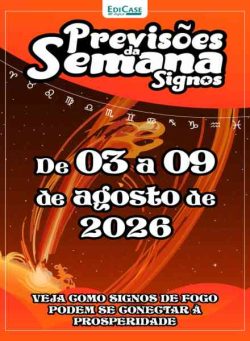 Previsoes da Semana – 3 Agosto 2026
