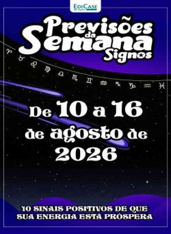 Previsoes da Semana – Agosto 2026