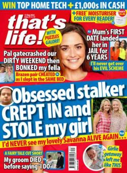 that’s life! UK – 30 July 2026