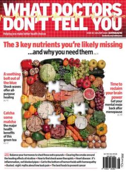 What Doctors Don’t Tell You Australia New Zealand – August-September 2026