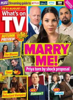 What’s on TV – 15 August 2026