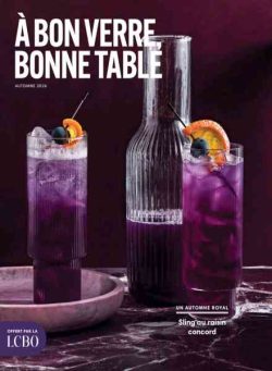 a Bon Verre Bonne Table – Automne 2026