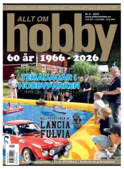 Allt om Hobby – Augusti 2026