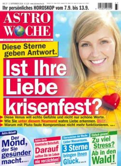 Astrowoche – 2 September 2026