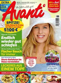 Avanti – 2 September 2026