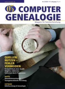 Computer Genealogie – September 2026