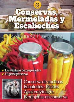 Conservas mermeladas y escabeches – Septiembre 2026
