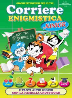 Corriere Enigmistica Junior – Settembre-Novembre 2026