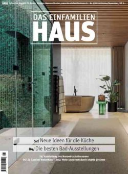Das Einfamilienhaus Schweiz – Oktober-November 2026