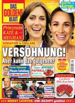 Das Goldene Blatt – 12 September 2026