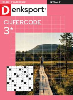 Denksport Cijfercode 3 – 2 September 2026