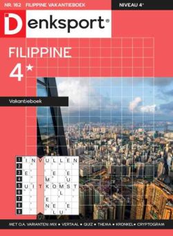 Denksport Filippine 4 Vakantieboek – 16 September 2026