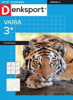 Denksport Varia 3 Puzzelvaria – 26 Augustus 2026
