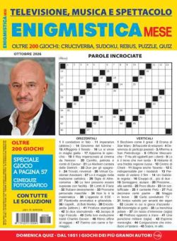 Enigmistica Mese – Ottobre 2026
