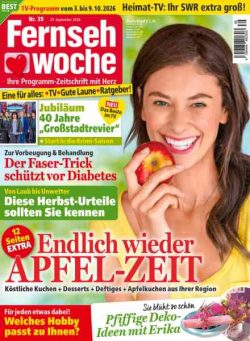Fernsehwoche – 25 September 2026
