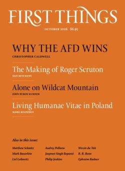 First Things – October 2026