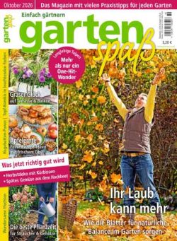Gartenspass – Oktober 2026