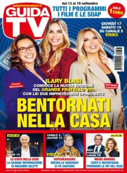 GuidaTV – 8 Settembre 2026