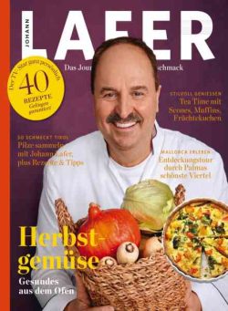 Johann Lafer Journal – Herbst 2021
