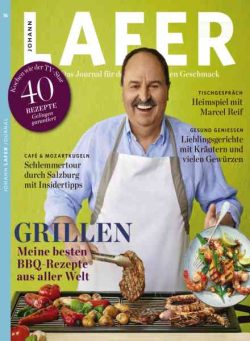 Johann Lafer Journal – Sommer 2021