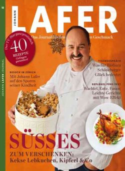 Johann Lafer Journal – Winter 2021